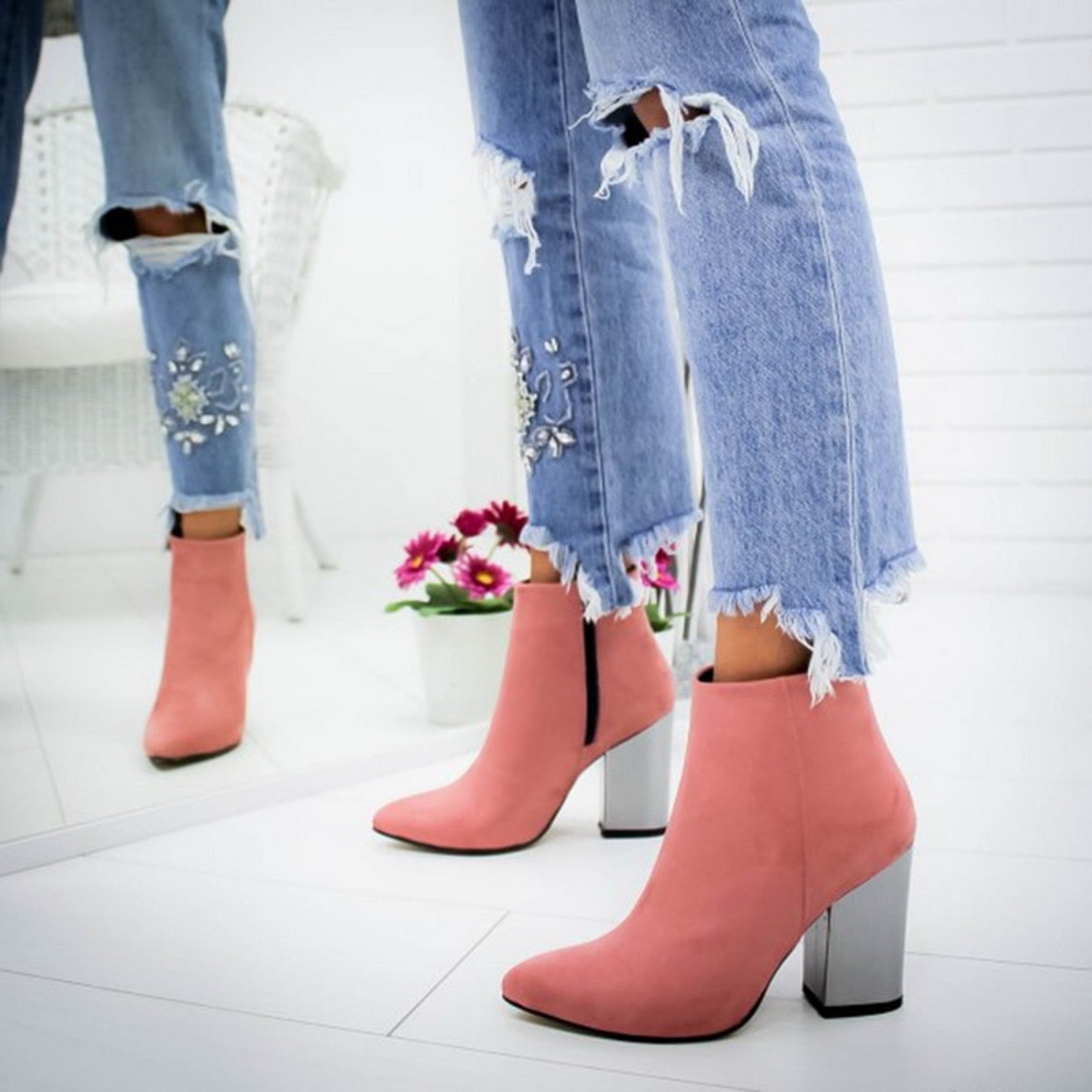 women_s-ankle-boots-winter-denim-blue-red-peach-pink-wickedyo 4